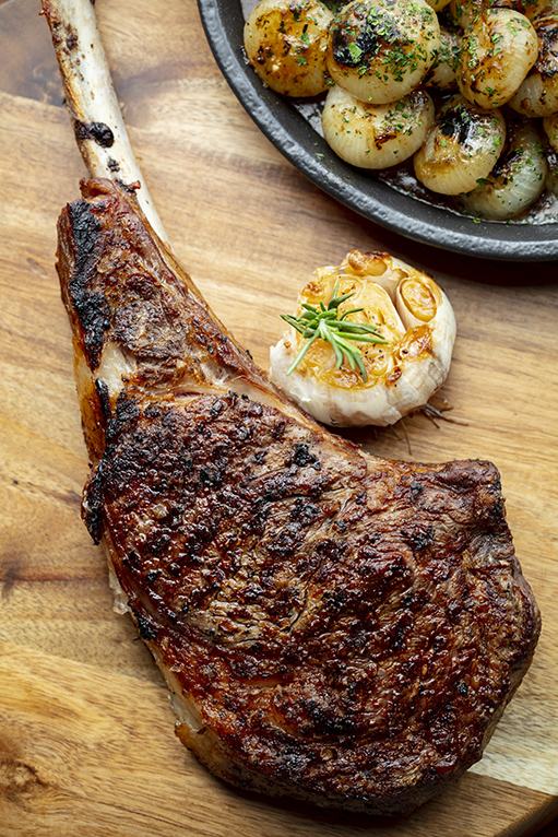 Grilled Bacon Steak at OLD BREA CHOP HOUSE