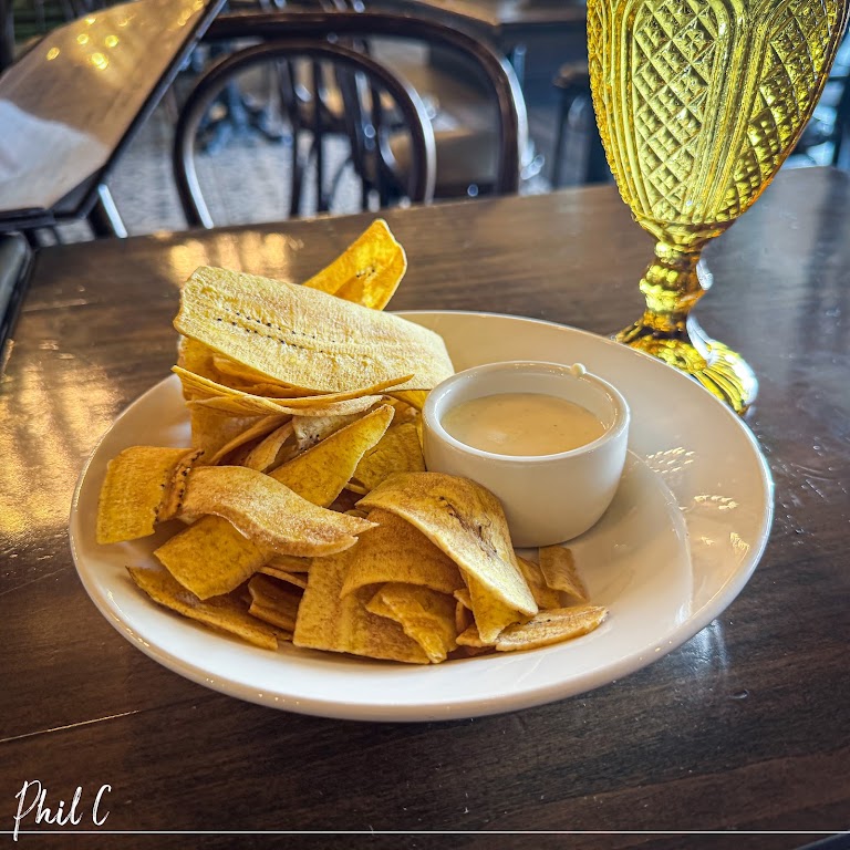 Plantain Chips and Dip at Isla Cuban-Latin Kitchen & Rum Bar