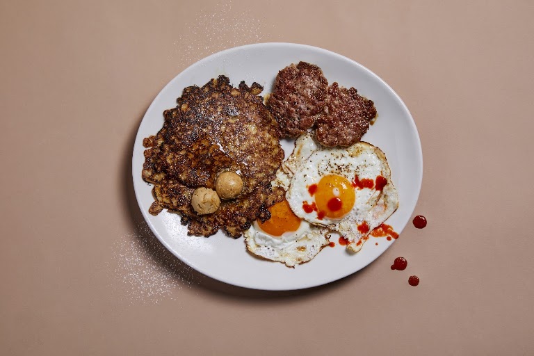 Oatmeal Griddle Cakes - Pink Lady Apple at Breakfast by Salt's Cure