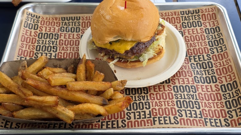 Classic Double Cheeseburger at HiHo Cheeseburger