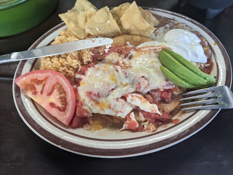 Enchiladas at Lucy's Place