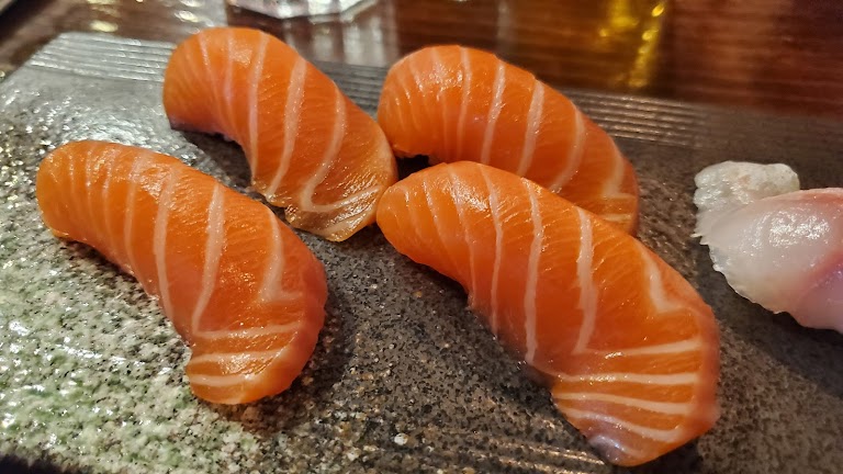 Salmon Sushi at Tokyoya Sushi