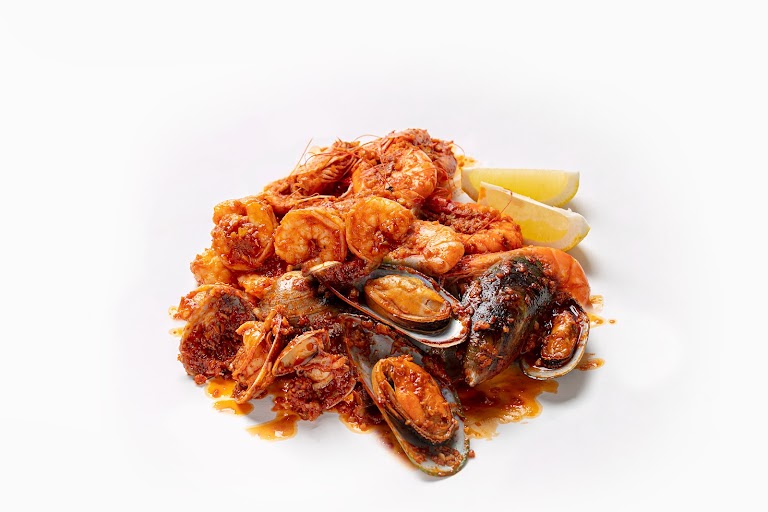 Shrimp (head-on) at Boil Daddy - Stanton