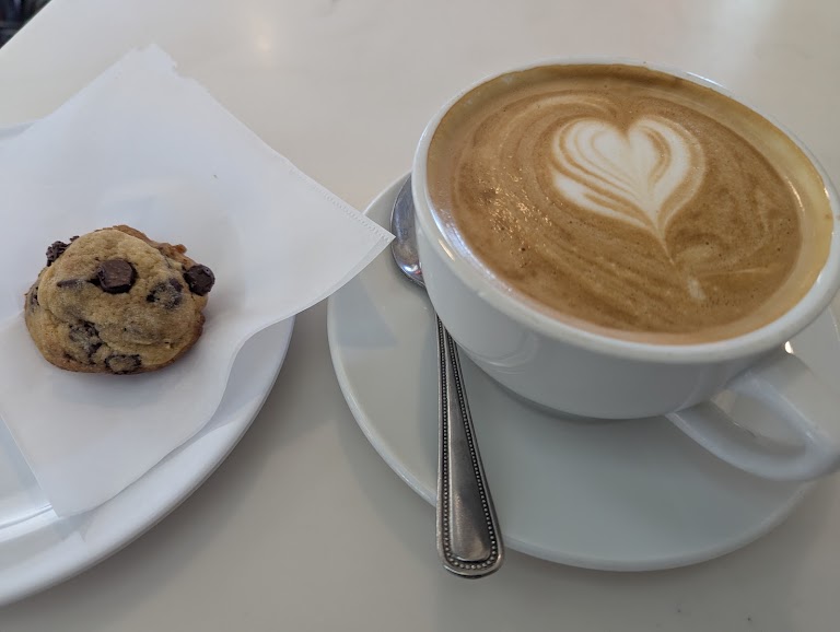 Cappuccino at Elysee Bakery & Cafe