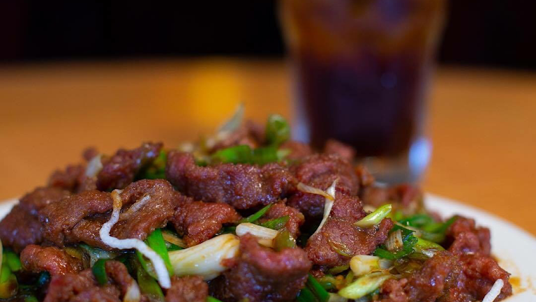 Orange Chicken at China Islamic Restaurant 清真马家馆
