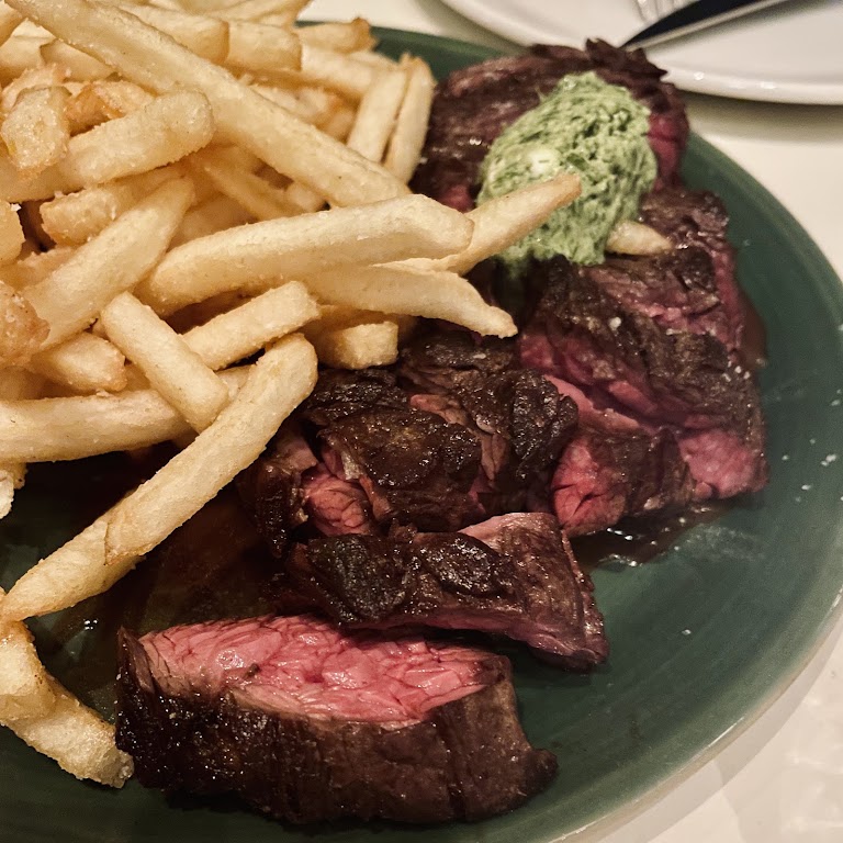 Steak Frites, Montpellier Butter at Bar Etoile