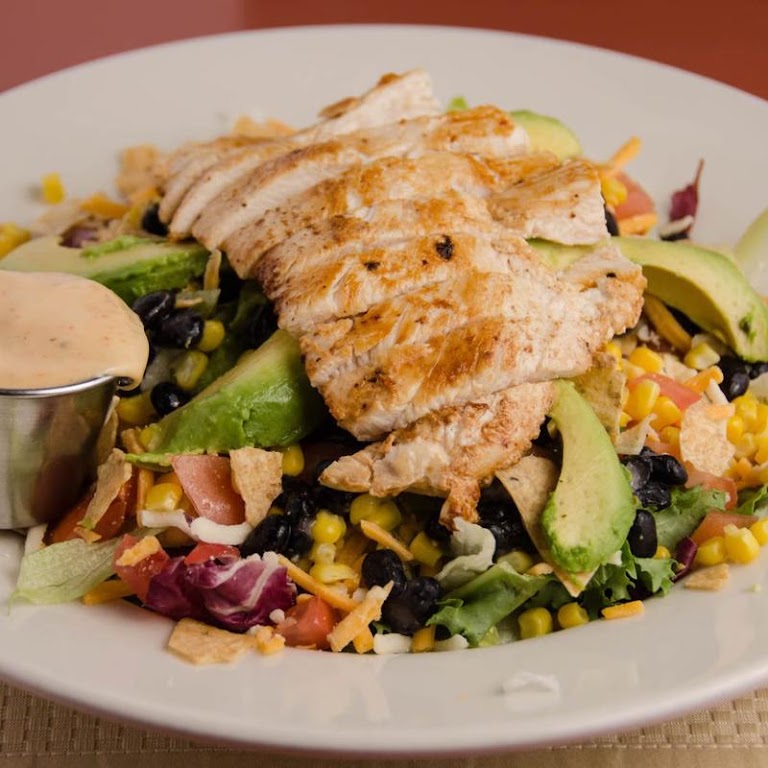 Chicken Caesar Salad at Lulu's Restaurant and Sports Bar