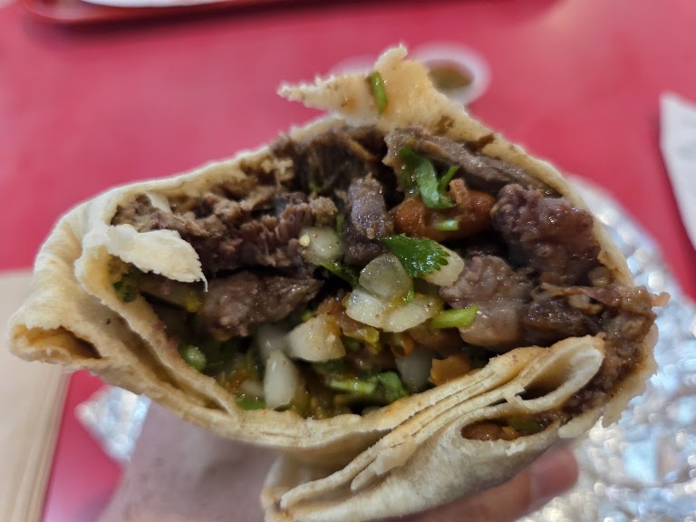 Tacos at Rincon Taurino