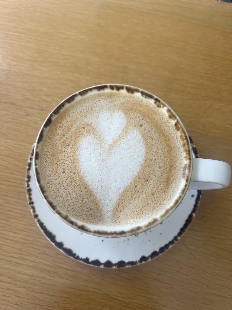 Cappuccino at Miracle Bakery