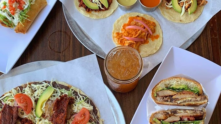 Tacos at Tlayuda Restaurant